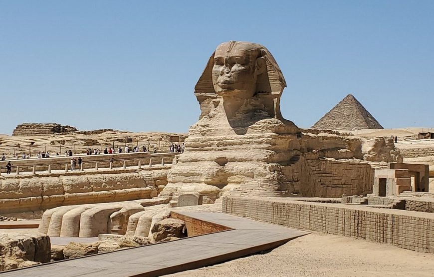 Grand Egyptian Museum Giza Pyramids and Sphinx in Private Tour