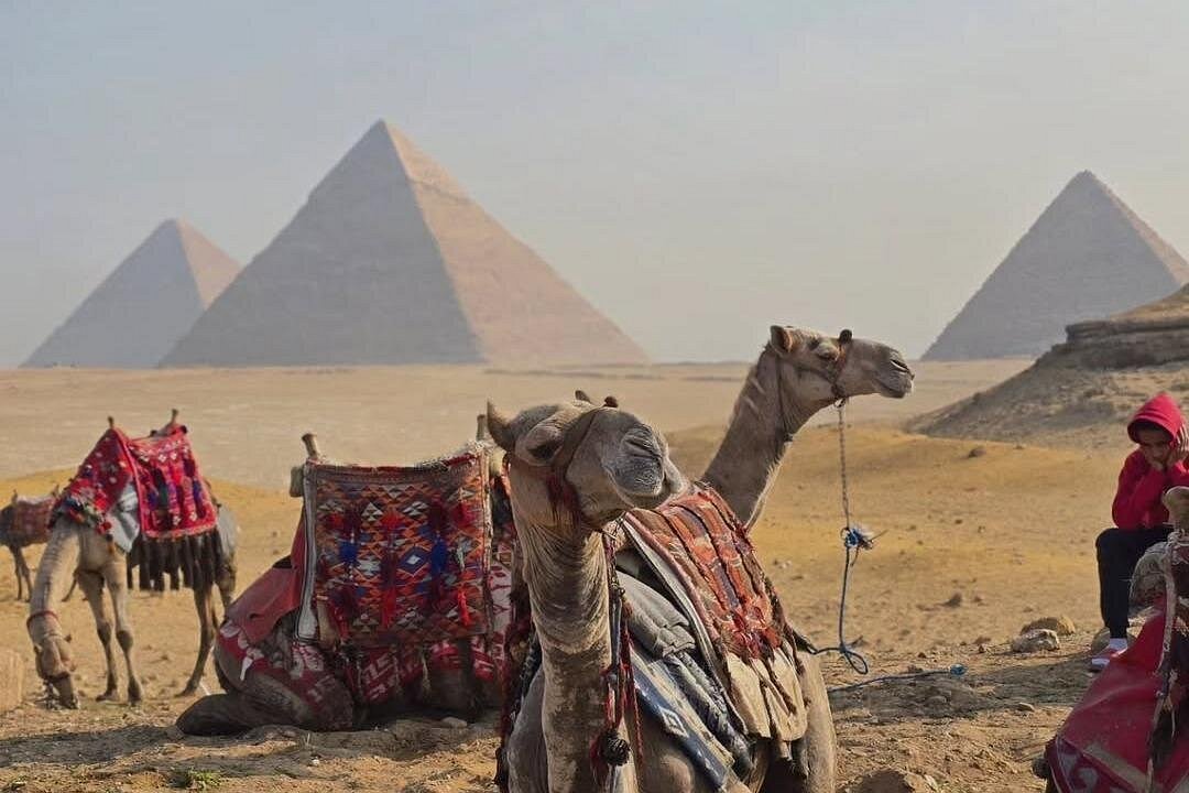 Panoramic View of the Pyramids