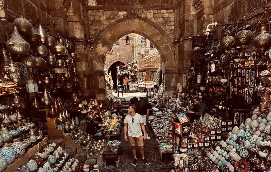 Pyramids, Sphinx & Grand Egyptian Museum , Nile Felucca OR Bazaar
